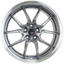 Option Lab S718 Nightfall Grey w/Machined Lip Wheel 19x9.5 +35 5x114.3