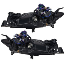 Oracle Pre - Assembled Halo Headlights 4DR Halogen Style SMD ColorSHIFT 2.0 Controller Mazda 3 2004 - 2009 | orl8174 - 333 - JDMuscleHeadlightsorl8174-333