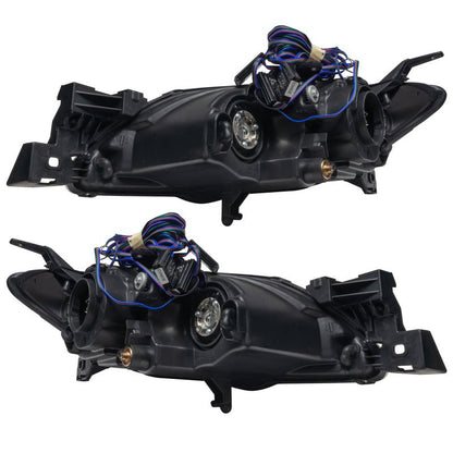 Oracle Pre - Assembled Halo Headlights 4DR Halogen Style SMD White Mazda 3 2004 - 2009 | orl8174 - 001 - JDMuscleHeadlightsorl8174-001