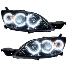 Oracle Pre - Assembled Halo Headlights 4DR Halogen Style SMD White Mazda 3 2004 - 2009 | orl8174 - 001 - JDMuscleHeadlightsorl8174-001