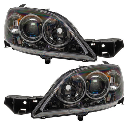 Oracle Pre - Assembled Halo Headlights Hatchback / Halogen Style SMD White Mazda 3 2004 - 2009 | orl7086 - 001 - JDMuscleHeadlightsorl7086-001
