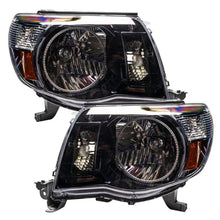 Oracle Pre - Assembled Halo Headlights SMD Black Colorshift Toyota Tacoma 2005 - 2011 | orl8161 - 330 - JDMuscleHeadlightsorl8161-330