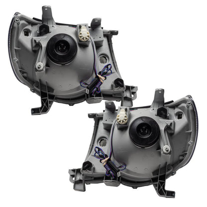 Oracle Pre - Assembled Halo Headlights SMD Black White Toyota Tacoma 2005 - 2011 | orl8161 - 001 - JDMuscleHeadlightsorl8161-001