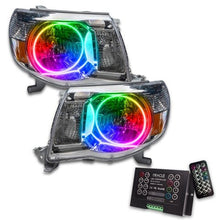 Oracle Pre - Assembled Halo Headlights SMD ColorSHIFT w/ 2.0 Controller Toyota Tacoma 2005 - 2011 | orl8109 - 333 - JDMuscleHeadlightsorl8109-333