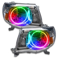 Oracle Pre - Assembled Halo Headlights SMD ColorSHIFT w/ No Controller Toyota Tacoma 2005 - 2011 | orl8109 - 334 - JDMuscleHeadlightsorl8109-334