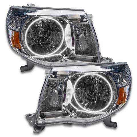 Oracle Pre - Assembled Halo Headlights SMD White Toyota Tacoma 2005 - 2011 | orl8109 - 001 - JDMuscleHeadlightsorl8109-001