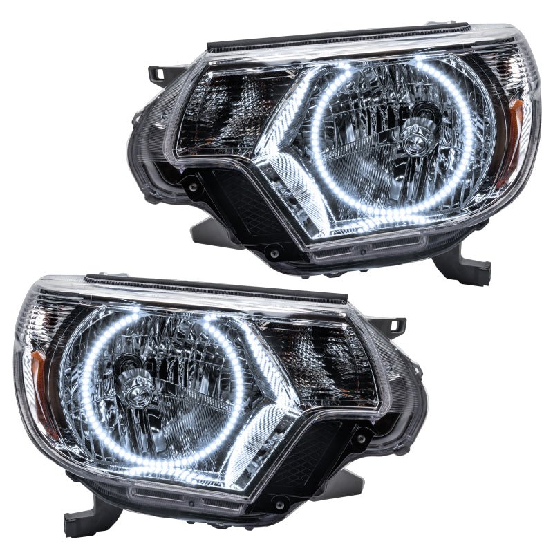 Oracle Pre - Assembled Headlights - Chrome SMD White Toyota Tacoma 2012 - 2015 | orl8163 - 001 - JDMuscleHeadlightsorl8163-001