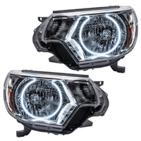 Oracle Pre - Assembled Headlights - Chrome SMD White Toyota Tacoma 2012 - 2015 | orl8163 - 001 - JDMuscleHeadlightsorl8163-001