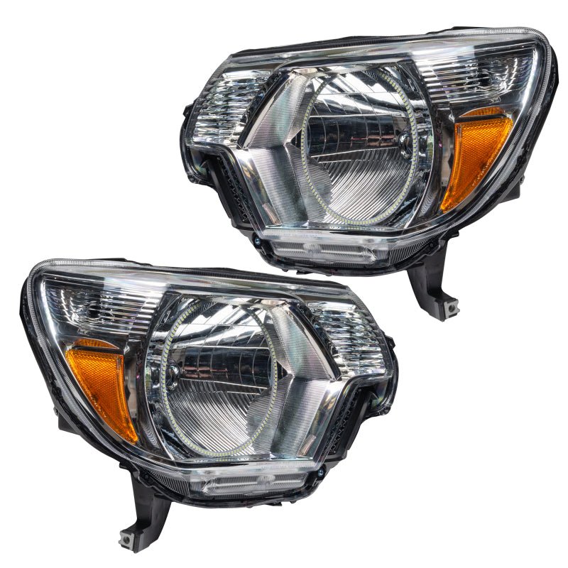 Oracle Pre - Assembled Headlights - Chrome SMD White Toyota Tacoma 2012 - 2015 | orl8163 - 001 - JDMuscleHeadlightsorl8163-001