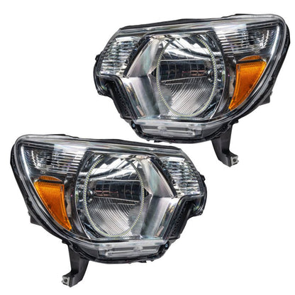 Oracle Pre - Assembled Headlights - Chrome SMD White Toyota Tacoma 2012 - 2015 | orl8163 - 001 - JDMuscleHeadlightsorl8163-001