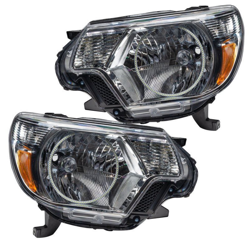 Oracle Pre - Assembled Headlights - Chrome SMD White Toyota Tacoma 2012 - 2015 | orl8163 - 001 - JDMuscleHeadlightsorl8163-001
