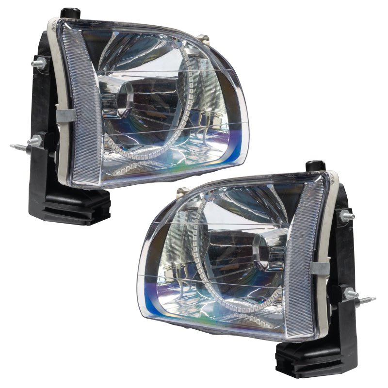 Oracle Pre - Assembled Headlights SMD ColorSHIFT 2.0 Controller Toyota Tacoma 2001 - 2004 | orl7202 - 333 - JDMuscleHeadlightsorl7202-333