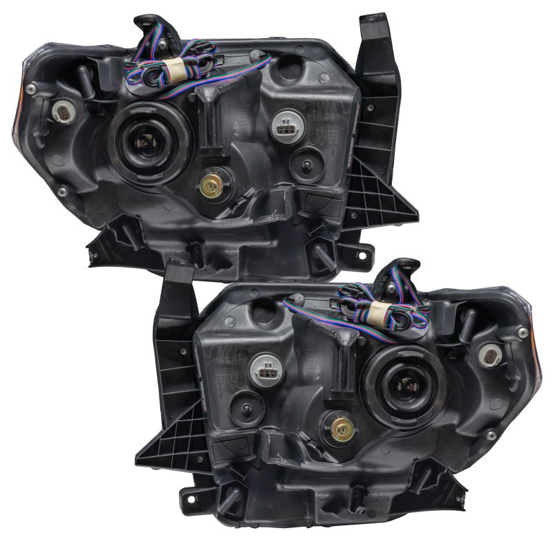 Oracle Pre - Assembled Headlights SMD ColorSHIFT w/ 2.0 Controller Toyota Tundra 2014 - 2017 | orl7158 - 333 - JDMuscleHeadlightsorl7158-333