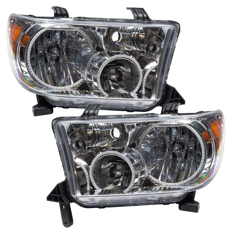 Oracle Pre - Assembled Headlights SMD ColorSHIFT w/o Controller Toyota Tundra 2007 - 2013 | orl7094 - 334 - JDMuscleHeadlightsorl7094-334
