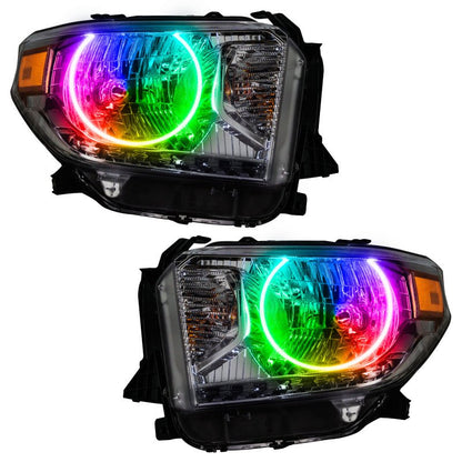 Oracle Pre - Assembled Headlights SMD ColorSHIFT w/o Controller Toyota Tundra 2014 - 2017 | orl7158 - 334 - JDMuscleHeadlightsorl7158-334