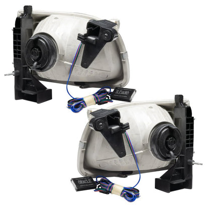Oracle Pre - Assembled Headlights SMD White Toyota Tacoma 2001 - 2004 | orl7202 - 334 - JDMuscleHeadlightsorl7202-001