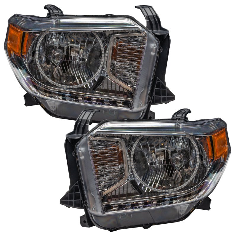Oracle Pre - Assembled Headlights SMD White Toyota Tundra 2014 - 2017 | orl7158 - 001 - JDMuscleHeadlightsorl7158-001