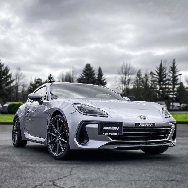 Perrin [06 - 17 WRX, 16 - 17 STI, 22 - 24 BRZ] License Plate Delete Reversible Black | PSP - BDY - 115BK - JDMuscleLicense Plate Holders and DeletesperPSP-BDY-115BK