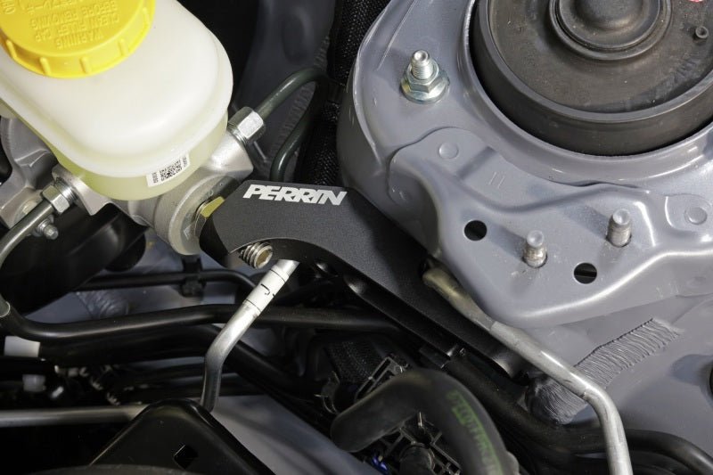 Perrin [13 - 22 BRZ, 13 - 16 FRS, 17 - 21 GT86, 22 GR86] Master Cylinder Brace - Black | PSP - BRK - 406BK - JDMuscleMaster Cylinder BracesperPSP-BRK-406BK