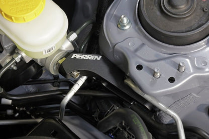 Perrin [13 - 22 BRZ, 13 - 16 FRS, 17 - 21 GT86, 22 GR86] Master Cylinder Brace - Black | PSP - BRK - 406BK - JDMuscleMaster Cylinder BracesperPSP-BRK-406BK