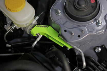 Perrin 13 - 23 BRZ / 13 - 16 FRS / 17 - 21 GT86 / 22 - 23 GR86 Master Cylinder Brace Neon Yellow | PSP - BRK - 406NY - JDMuscleMaster Cylinder BracesperPSP-BRK-406NY