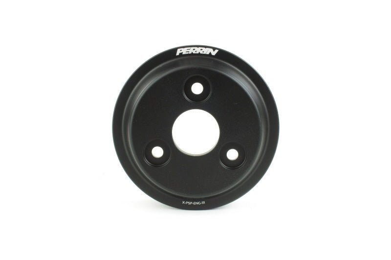Perrin [15 - 21 WRX, 14 - 18 Forester, 18 - 20 Crosstrek, 17 - 22 Impreza] Lightweight Water Pump Pulley Black | PSP - ENG - 111BK - JDMusclePulleysperPSP-ENG-111BK