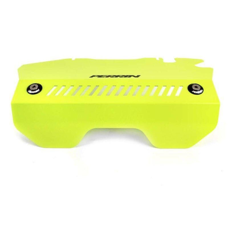 Perrin [15-21 WRX] Neon Yellow Pulley Cover - JDMuscleAlternator CoversperPSP-ENG-152NY