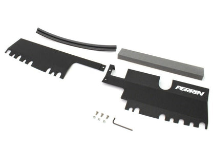 Perrin [15 - 21 WRX/STI] Radiator Shroud | With OEM Intake Scoop - Black - JDMuscleNon - CategorizedperPSP-ENG-512-4BK