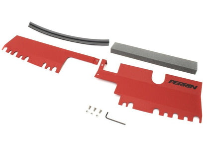 Perrin [15 - 21 WRX/STI] Radiator Shroud | With OEM Intake Scoop - Red - JDMuscleNon - CategorizedperPSP-ENG-512-4RD