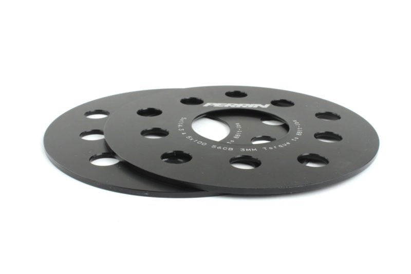 Perrin [15 - 25 WRX, 05 - 21 STI, 15 - 22 Outback, 15 - 22 Legacy, 19 - 22 Forester] 3mm Wheel Spacers Black | PSP - WHL - 103BK - JDMuscleWheel Spacers and AdaptersperPSP-WHL-103BK