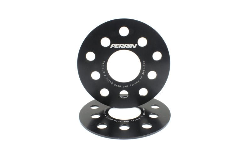 Perrin [15 - 25 WRX, 05 - 21 STI, 15 - 22 Outback, 15 - 22 Legacy, 19 - 22 Forester] 3mm Wheel Spacers Black | PSP - WHL - 103BK - JDMuscleWheel Spacers and AdaptersperPSP-WHL-103BK