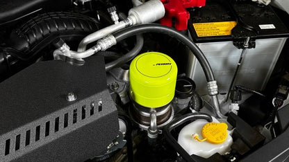 Perrin [15 - 25 WRX, 13 - 25 BRZ, 22 - 25 GR86] Oil Filter Cover Neon Yellow | PSP - ENG - 716NY - JDMuscleOil FiltersperPSP-ENG-716NY