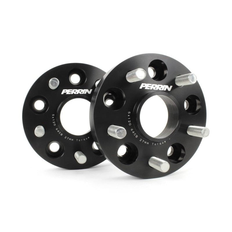 PERRIN [17+ Honda Civic Type R ] Wheel Spacer Set 5x120 27mm Pair - JDMuscleWheel Spacers and AdaptersperPHP-WHL-027BK