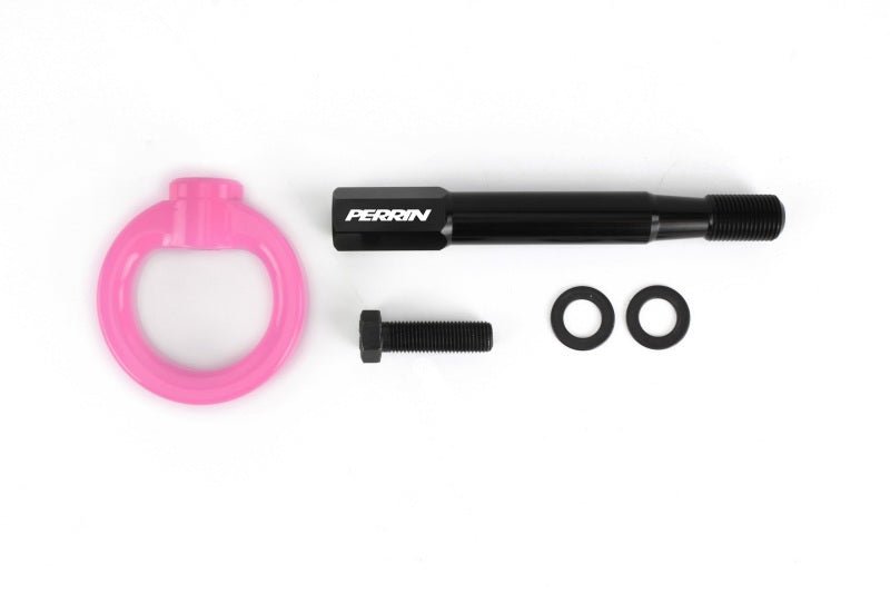 Perrin [18 - 21 WRX / 18 - 21 STI / 13 - 22 BRZ / 13 - 16 FRS / 17 - 21 GT86] Front Tow Hook Hyper Pink | PSP - BDY - 235HP - JDMuscleTow HooksperPSP-BDY-235HP