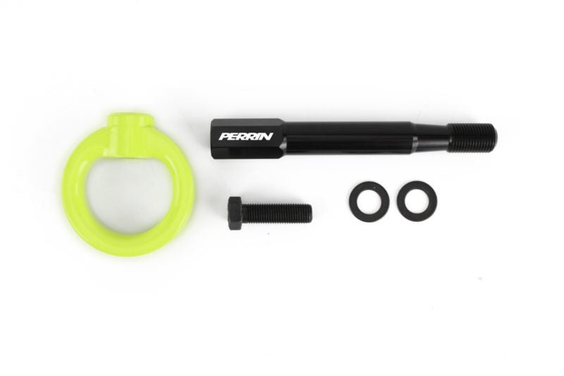 Perrin 18 - 21 WRX/STI / 13 - 22 BRZ / 13 - 16 FRS / 17 - 21 GT86 Front Tow Hook Neon Yellow | PSP - BDY - 235NY - JDMuscleTow HooksperPSP-BDY-235NY