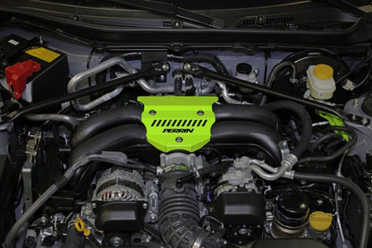 Perrin 2022+ BRZ / GR86 Engine Cover - Neon Yellow Wrinkle | PSP - ENG - 162NY - JDMuscleEngine CoversperPSP-ENG-162NY