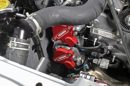 Perrin 22 - 23 GR86 / 17 - 20 86 / 14 - 16 FR - S / 13 - 20 BRZ Cam Solenoid Cover - Red | PSP - ENG - 173RD - JDMuscleCam Sensor CoversperPSP-ENG-173RD