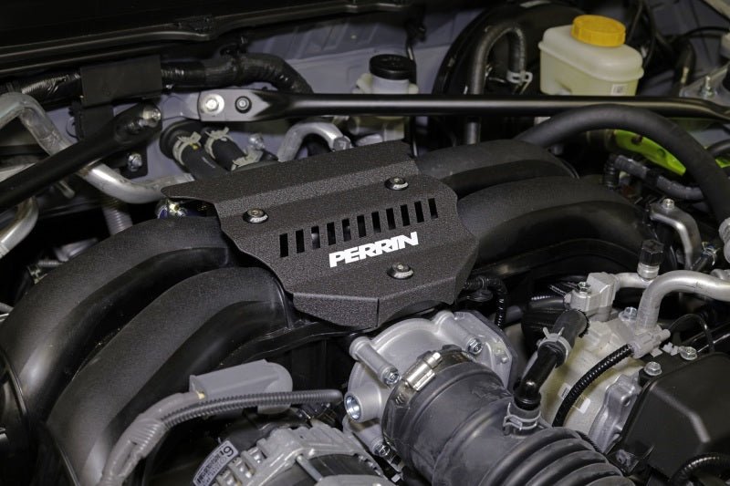 Perrin [22 - 25 BRZ/GR86] Engine Cover - Black Wrinkle | PSP - ENG - 162BK - JDMuscleEngine CoversperPSP-ENG-162BK