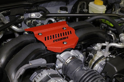 Perrin [22 - 25 BRZ/GR86] Engine Cover - Red Wrinkle | PSP - ENG - 162RD - JDMuscleEngine CoversperPSP-ENG-162RD