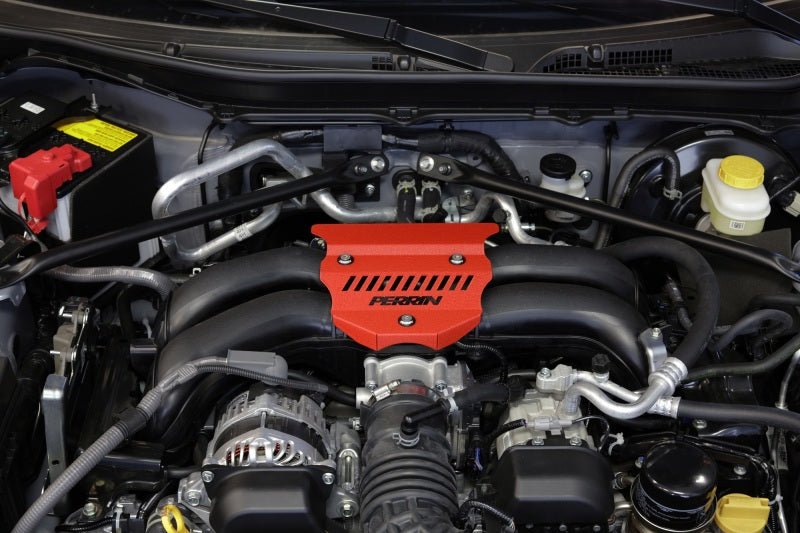 Perrin [22 - 25 BRZ/GR86] Engine Cover - Red Wrinkle | PSP - ENG - 162RD - JDMuscleEngine CoversperPSP-ENG-162RD