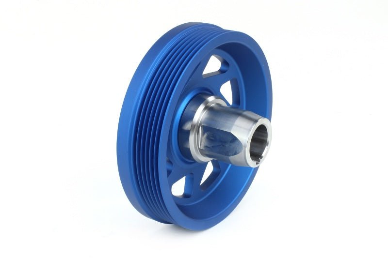 Perrin [22-25 WRX, 22-25 BRZ/GR86, 18-22 Crosstrek, 20-25 Forester, 20-25 Outback, 20-22 Legacy] Crank Pulley - Blue | PSP-ENG-106BL - JDMusclePulleysperPSP-ENG-106BL