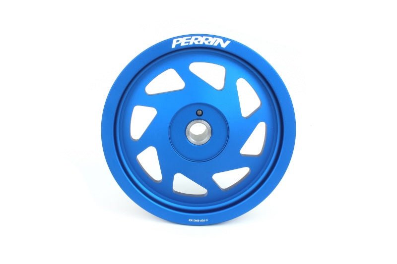 Perrin [22-25 WRX, 22-25 BRZ/GR86, 18-22 Crosstrek, 20-25 Forester, 20-25 Outback, 20-22 Legacy] Crank Pulley - Blue | PSP-ENG-106BL - JDMusclePulleysperPSP-ENG-106BL
