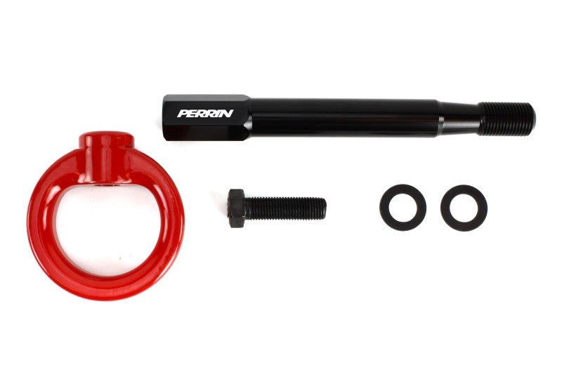 Perrin [22-26 WRX, 18-23 Crosstrek, 20-25 OBXT, 17-23 Impreza] Front Tow Hook Red - JDMuscleTow HooksperPSP-BDY-237RD