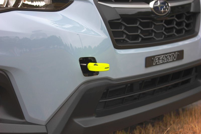Perrin [22-26 WRX, 18-23 Crosstrek, 20-25 OBXT] Front Tow Hook Neon Yellow - JDMuscleTow HooksperPSP-BDY-237NY