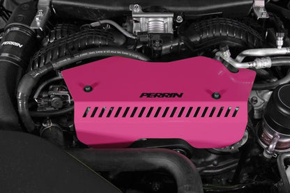 Perrin [22 - 26 WRX] Pulley Cover - Hyper Pink | PSP - ENG - 153HP - JDMuscleBelt CoversperPSP-ENG-153HP