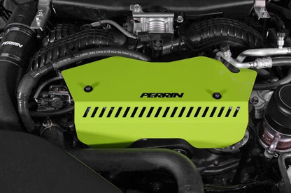 Perrin [22 - 26 WRX] Pulley Cover - Neon Yellow | PSP - ENG - 153NY - JDMuscleBelt CoversperPSP-ENG-153NY