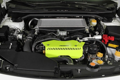 Perrin [22 - 26 WRX] Pulley Cover - Neon Yellow | PSP - ENG - 153NY - JDMuscleBelt CoversperPSP-ENG-153NY