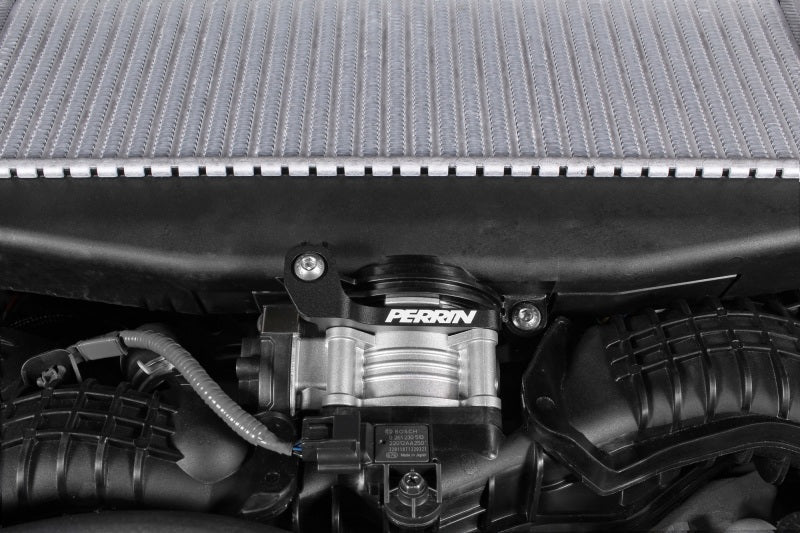 Perrin [22 - 26 WRX] Top Mount Intercooler Bracket - Black | PSP - ITR - 331BK - JDMuscleIntercoolersperPSP-ITR-331BK
