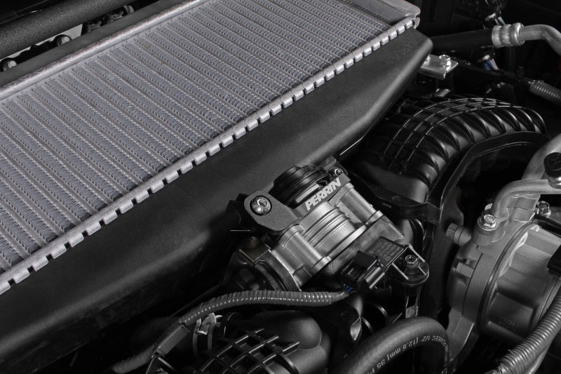 Perrin [22 - 26 WRX] Top Mount Intercooler Bracket - Black | PSP - ITR - 331BK - JDMuscleIntercoolersperPSP-ITR-331BK