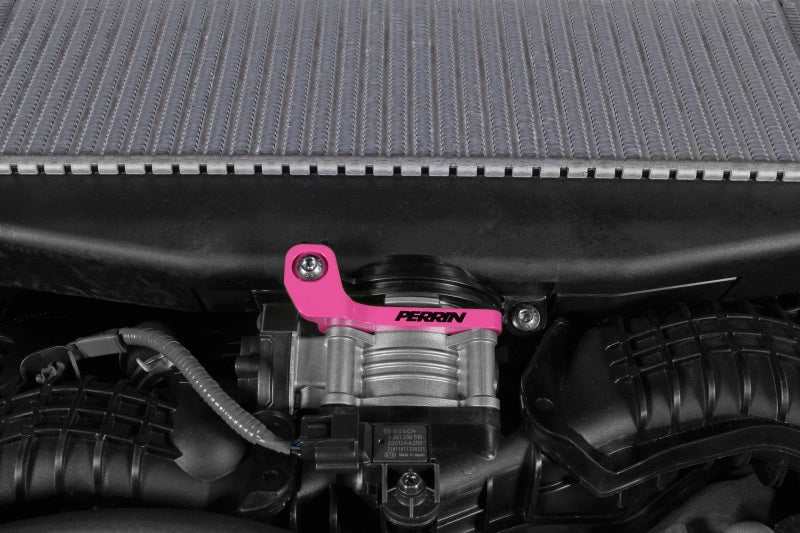 Perrin [22 - 26 WRX] Top Mount Intercooler Bracket - Hyper Pink | PSP - ITR - 331HP - JDMuscleIntercoolersperPSP-ITR-331HP